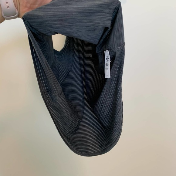 Athleta Womens Racer-back Tank Top Size Large Gray Sleeveless Athletic - Picture 12 of 15